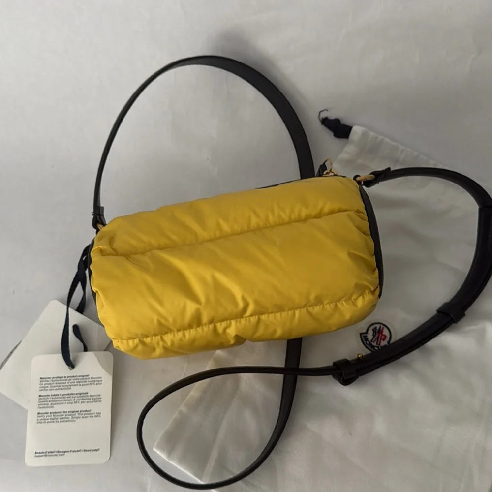 Moncler Yellow and Black Women's Bag - Picture 16 of 16